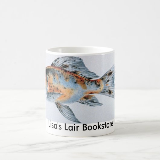 Shubunkinの金魚の本屋の広告宣伝 コーヒーマグカップ (中央)
