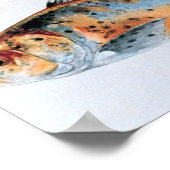 Shubunkin Goldfishポートフォリオ ポスター (角)