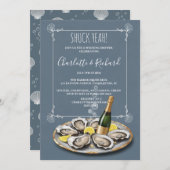 Shuck Yeah Oyster & Champagne Couples Wedding Show 招待状 (正面/裏面)