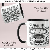 Shud Du Fuh Cup & Name隠しメッセージ138BW おもしろい マグカップ