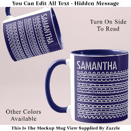 Shud Du Fuh Cup & Name隠しメッセージ138WB おもしろい マグカップ