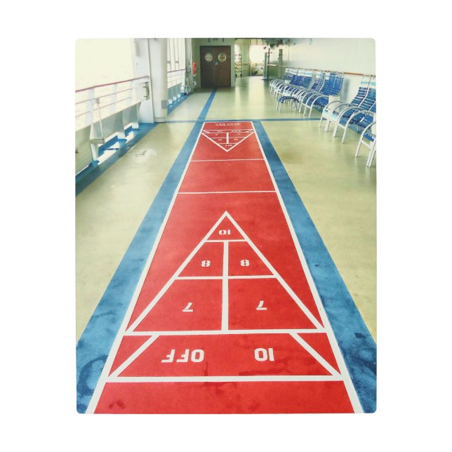Shuffleboard メタルプリント (正面)