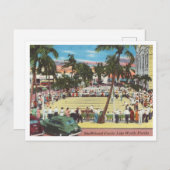 Shuffleboard courts, Lake Worth, Floridaヴィンテージ ポストカード (正面/裏面)