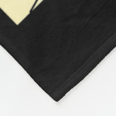 Shuffleboard Player Beer  フリースブランケット (角)