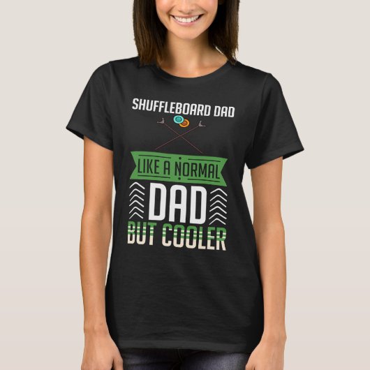 Shuffleboard Table Game Rules Outdoor Court Sand P Tシャツ (正面)
