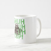 Shuh Duh Fuhのコップの怠惰の引用文のおもしろいなワイシャツ。 コーヒーマグカップ (正面右)