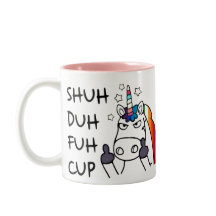 SHUH DUH FUHカップUnicornおもしろいマ怒グ