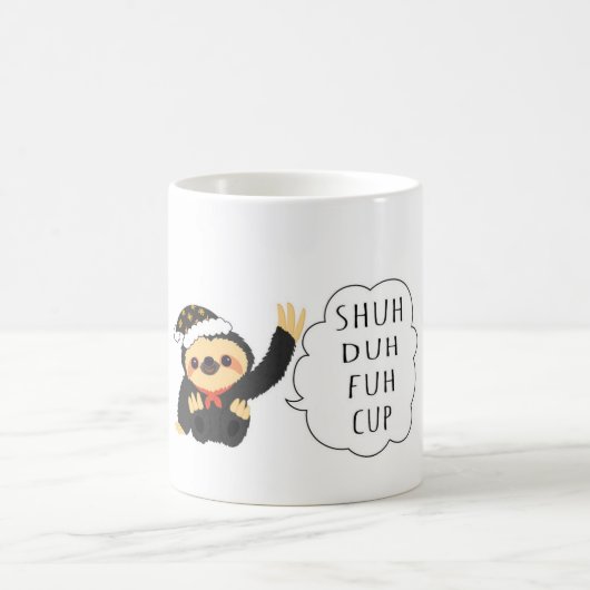 Shuh Duh Fuh Cup面白いナマケモノ引用コーヒー/ティアマグ コーヒーマグカップ (中央)