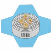 Shumai dim sum漫画イラストレーション サッカーボール (フラット)