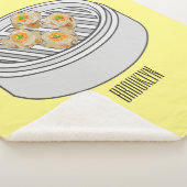 Shumai dim sum漫画イラストレーション シェルパブランケット (3/4)