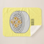 Shumai dim sum漫画イラストレーション シェルパブランケット (正面(横))