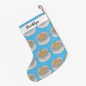 Shumai dim sum漫画イラストレーション スモールクリスマスストッキング (裏面 (吊り時))