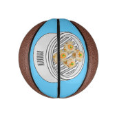 Shumai dim sum漫画イラストレーション ミニバスケットボール (縦)