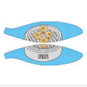 Shumai dim sum漫画イラストレーション ミニバスケットボール (パネル)