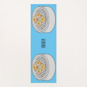 Shumai dim sum漫画イラストレーション ヨガマット (正面)