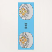 Shumai dim sum漫画イラストレーション ヨガマット (裏面)