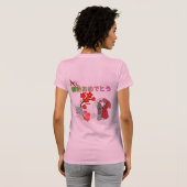 Shunbun omedetō light pink tシャツ (裏面フル)