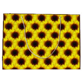 Shunshine Sunflowerを広げる ラージペーパーバッグ (裏面)