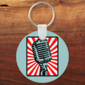 Shure 55Sヴィンテージマイク キーホルダー (正面)