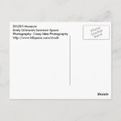 SHUSHミュージアム展17：エミリーのギルモアのスプーン ポストカード (裏面)