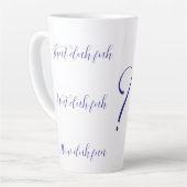 Shut Duh Fuh Cup カフェラテマグ (左アングル)