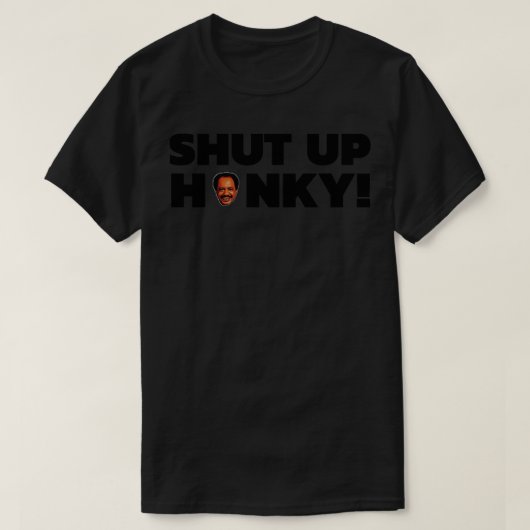 Shut Honky The Jeffersonsファンアート Tシャツ (デザイン正面)