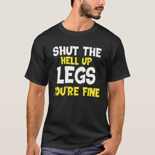 Shut The Hell Up LegsあなたはTank Top素晴らし Worko Tシャツ (正面)