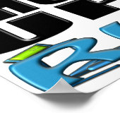 SHUT UP AND RUN (Treadmill) ポスター (角)