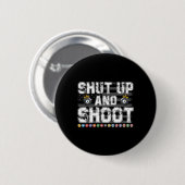 Shut Up And Shoot Billiard 8 Ll Pool Player Billia 缶バッジ (正面&裏面)