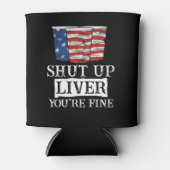Shut Up Liver 素晴らし あなたはおもしろい Beer USA 缶クーラー (正面)