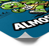 Shut up not almost there funny running motivation ポスター (角)