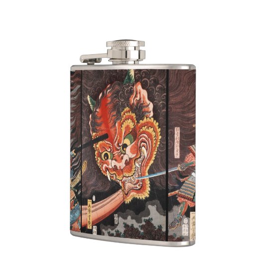 Shutendoji Oni王対Minamoto Yorimitsu無し フラスク (左)