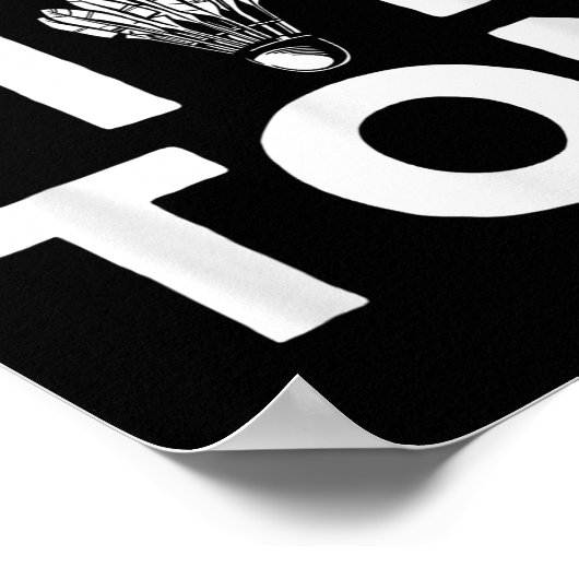 Shuttle Badminton Player 1  ポスター (角)