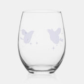 Shuttle Bird Glass ステムなしワイングラス (左)
