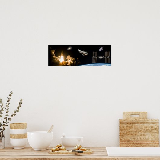 Shuttle Program Accomplishments ポスター (キッチン)