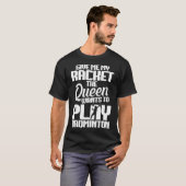 Shuttlecock Give Me Shuttlecock Player Badminton P Tシャツ (正面フル)