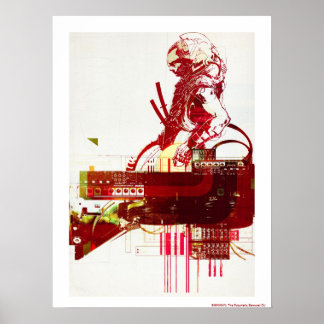 SHWANN: The Futuristic Samurai DJ ポスター