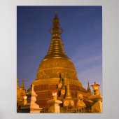 Shwe Myin Tin Temple, Dusk, Make Tehi Lar, ポスター (正面)
