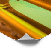 Shwedagon Pagoda at night, Myanmar ポスター (角)