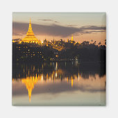 Shwedagon Pagoda, Myanmar, Yangon マグネット (正面)