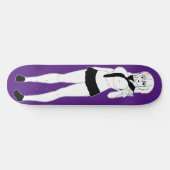 Shy Anime School Girl Skateboard Deck スケートボード (横)