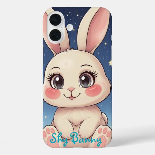 Shy Bunny – ソフトな気分のケース Case-Mate iPhoneケース (裏面)