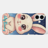 Shy Bunny – ソフトな気分のケース Case-Mate iPhoneケース (裏面 (横))