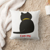 shy cat クッション (ブランケット)
