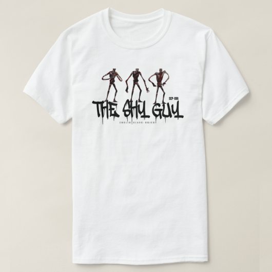 shy guy scp-096 tシャツ (デザイン正面)