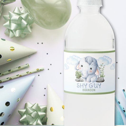 Shy Guy Water Bottle Labels ペットボトルラベル
