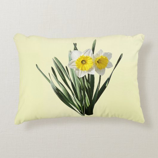 Shy Little Daffodil アクセントクッション (正面)