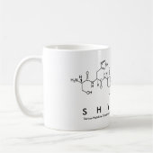 Shyheimペプチド名mug コーヒーマグカップ (左)