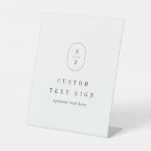 SHYLAHニュートラルエレガントボホクラシックカスタムウェディング 台座サイン (正面)