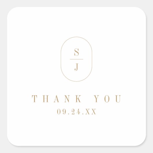 SHYLAHフォーマル金ゴールドホワクラシックイト結婚 スクエアシール (正面)